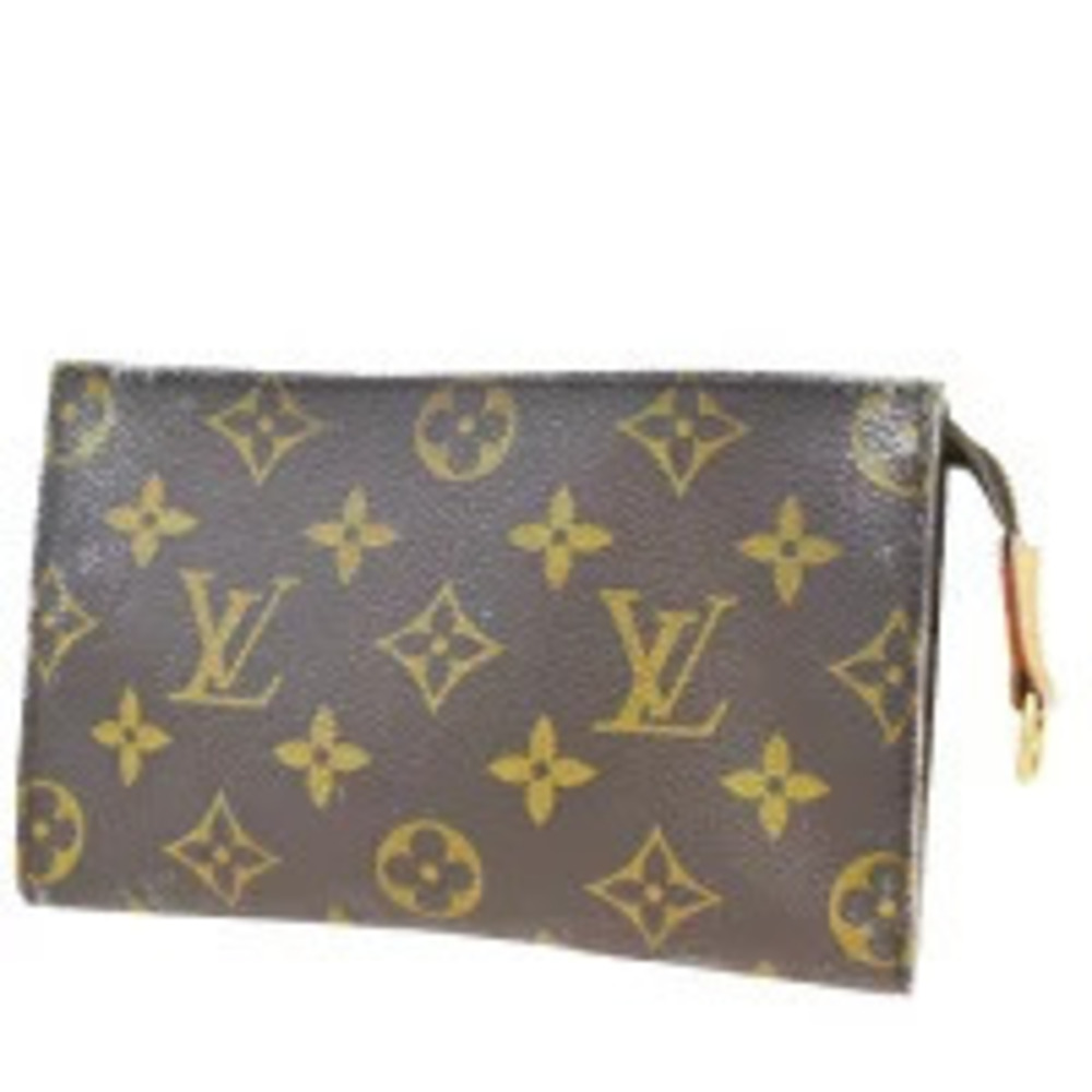 Louis Vuitton Bucket attached Pouch Clutch bag Monogram leather